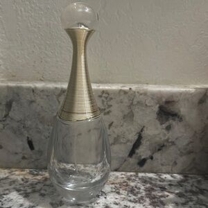 Elegant Gold and Clear Perfume Bottle